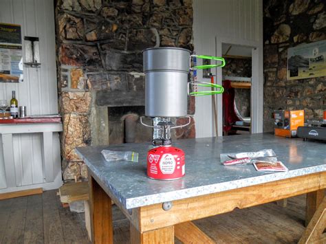 gas cooker tramping
